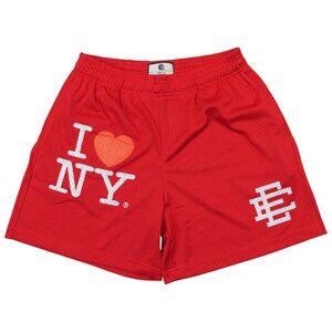 Eric Emanuel EE I Love New York Shorts Red White